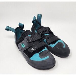 Evolv Kira Climbing Shoes Women's Size 6.5 Teal Black Outdoors Gear
